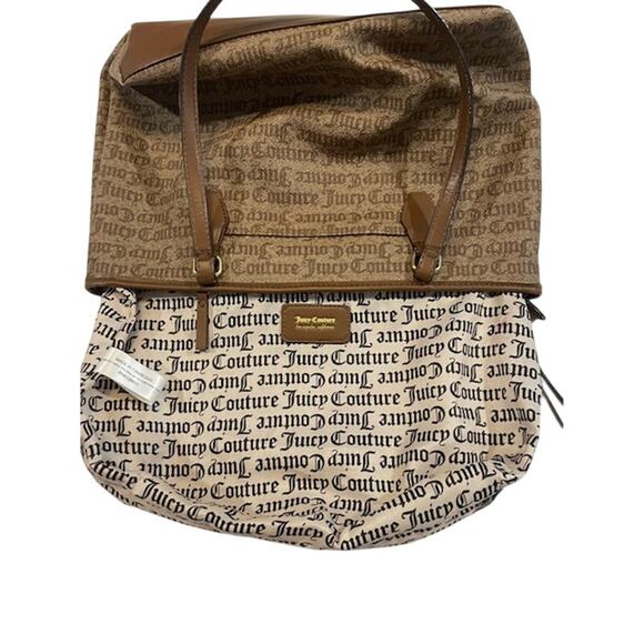 Juicy Couture Purse in Chestnut Chino With Signature Logo - Picture 7 of 12